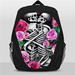 Floral Skeletons Backpack Bag