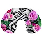 Floral Skeletons Travel Neck Pillow