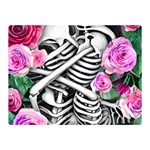 Floral Skeletons Premium Plush Fleece Blanket (Mini)