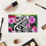 Floral Skeletons Cosmetic Bag (XS)