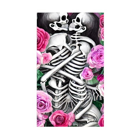Floral Skeletons Duvet Cover Double Side (Single Size) from ArtsNow.com Front