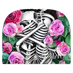 Floral Skeletons Make Up Case (Small) from ArtsNow.com Front