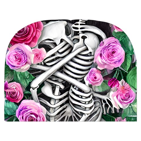 Floral Skeletons Make Up Case (Medium) from ArtsNow.com Front