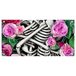 Floral Skeletons Banner and Sign 4  x 2 