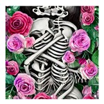 Floral Skeletons Banner and Sign 4  x 4 