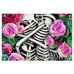 Floral Skeletons Banner and Sign 6  x 4 