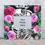 Floral Skeletons White Wall Photo Frame 5  x 7 