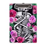 Floral Skeletons A5 Acrylic Clipboard