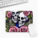 Skulls and Flowers Small Mousepad