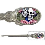 Skulls and Flowers Letter Opener