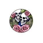 Skulls and Flowers Hat Clip Ball Marker (4 pack)