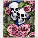 Skulls and Flowers Canvas 20  x 24 