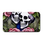 Skulls and Flowers Medium Bar Mat