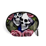 Skulls and Flowers Accessory Pouch (Small)