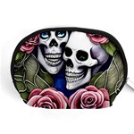 Skulls and Flowers Accessory Pouch (Medium)