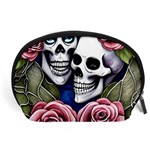 Skulls and Flowers Accessory Pouch (Large)