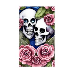 Skulls and Flowers Duvet Cover Double Side (Single Size) from ArtsNow.com Front