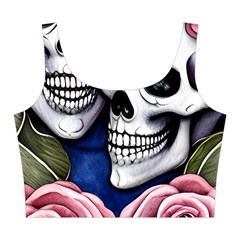 Skulls and Flowers Midi Sleeveless Dress from ArtsNow.com Top Back