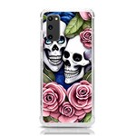 Skulls and Flowers Samsung Galaxy S20 6.2 Inch TPU UV Case