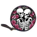 black and white rose sugar skull Classic 20-CD Wallets