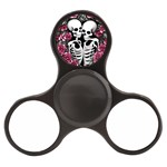 black and white rose sugar skull Finger Spinner
