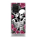 black and white rose sugar skull Samsung Galaxy S20 Ultra 6.9 Inch TPU UV Case