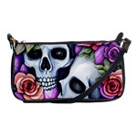 Floral Skeletons Shoulder Clutch Bag