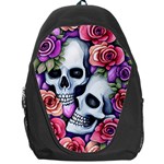 Floral Skeletons Backpack Bag