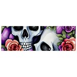 Floral Skeletons Banner and Sign 9  x 3 