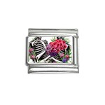 Gothic Floral Skeletons Italian Charm (9mm)