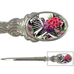 Gothic Floral Skeletons Letter Opener