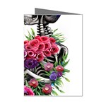 Gothic Floral Skeletons Mini Greeting Cards (Pkg of 8)