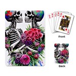 Gothic Floral Skeletons Playing Cards Single Design (Rectangle)