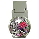 Gothic Floral Skeletons Money Clip Watches