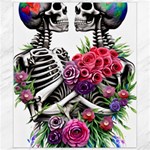 Gothic Floral Skeletons Canvas 8  x 10 