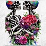 Gothic Floral Skeletons Canvas 16  x 20 