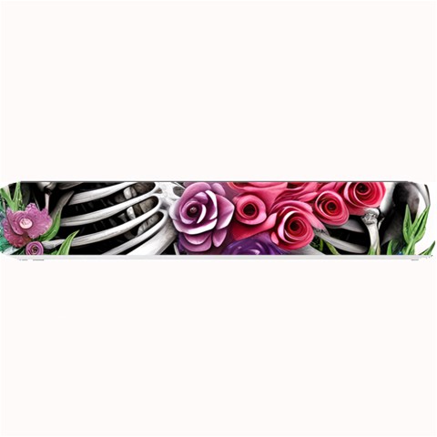 Gothic Floral Skeletons Small Bar Mat from ArtsNow.com 24 x4  Bar Mat
