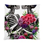 Gothic Floral Skeletons Standard Cushion Case (One Side)