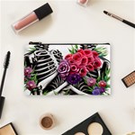 Gothic Floral Skeletons Cosmetic Bag (Small)