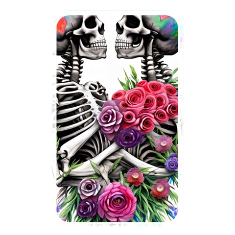 Gothic Floral Skeletons Memory Card Reader (Rectangular) from ArtsNow.com Front