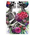 Gothic Floral Skeletons Removable Flap Cover (L)