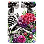 Gothic Floral Skeletons Removable Flap Cover (S)