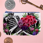 Gothic Floral Skeletons Large Coin Purse