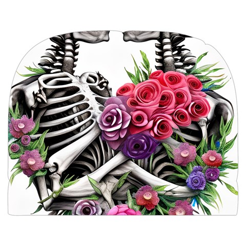 Gothic Floral Skeletons Make Up Case (Small) from ArtsNow.com Back
