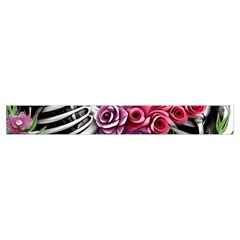 Gothic Floral Skeletons Make Up Case (Small) from ArtsNow.com Zipper Tape Front