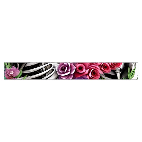 Gothic Floral Skeletons Make Up Case (Small) from ArtsNow.com Zipper Tape Back