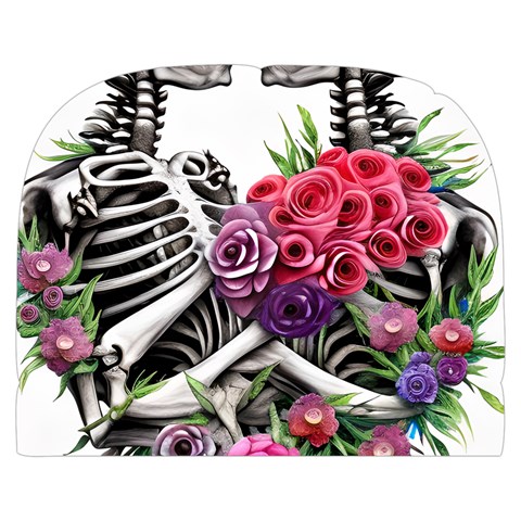 Gothic Floral Skeletons Make Up Case (Large) from ArtsNow.com Back