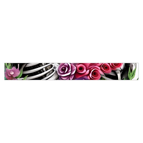 Gothic Floral Skeletons Make Up Case (Large) from ArtsNow.com Zipper Front