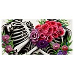 Gothic Floral Skeletons Banner and Sign 4  x 2 