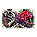 Gothic Floral Skeletons Banner and Sign 5  x 3 